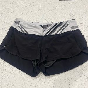 Lululemon speed shorts